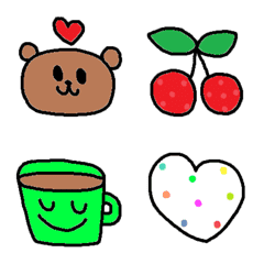 (Various emoji 572adult cute simple)