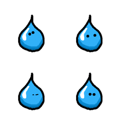 Water drop cartoon