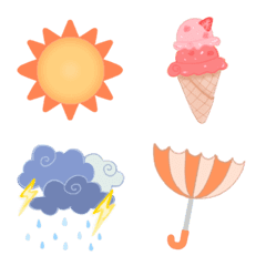 Simple Easy Weather Emoji