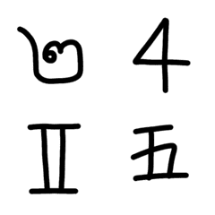 emoji.numbers.Thai.Roman.Arabic.Kanji