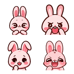 粉色系 - 可愛小兔