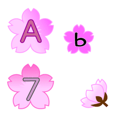 sakura Emoji ABC