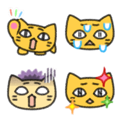 One-headed Figure Cat's Emoji