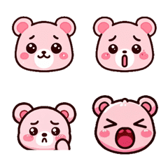 Pink-themed - Cute little bear