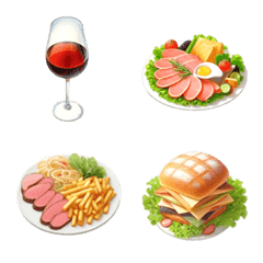 Western food emoji