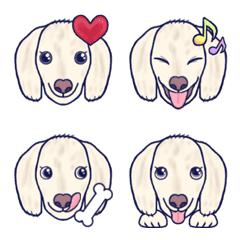 Cute dappled dachshund * Bruno emoji