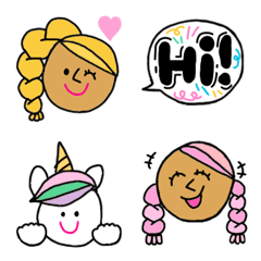Chisqo and Minmi Emoji 2