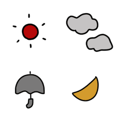 mefor emoji. weather ver2