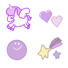 Purple Fluffy Emoji