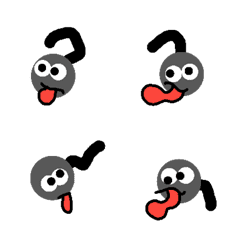 Stickman with tongue