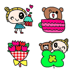 (Various emoji 580adult cute simple)
