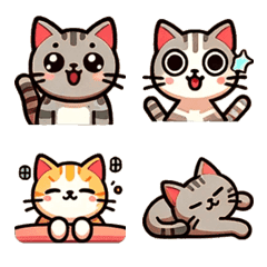 Cute Cat Emojis Meow
