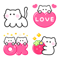 Animated very cute mochi mochi cat :)
