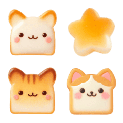 Cat Toast Emoji