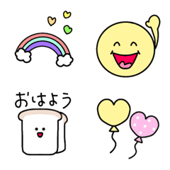 everyday easy to use cute emoji
