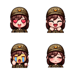 cute army girl