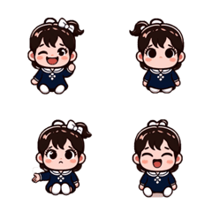 Cute navy girl