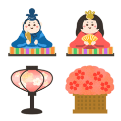 Hina doll/Japanese girl festival/Emoji