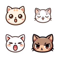 Warm and fuzzy cat emojis