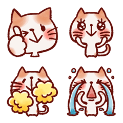 Emoji of cats with various emotions.