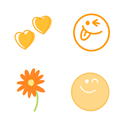 Orange Fluffy Emoji