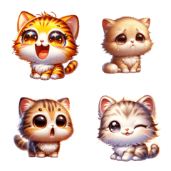 Paket Emoji Kucing Ceria