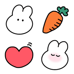 simple rabbit emoji !