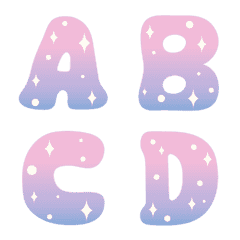 Little Princess Font (animated emoji)