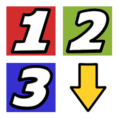 Colorful number set 2