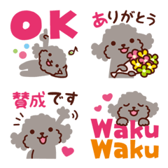 Various toy poodles_Emoji 3
