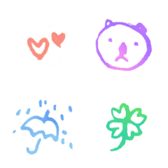 Friendly color Emoji