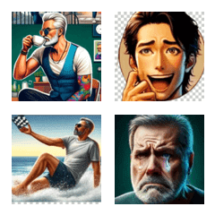 Cool uncles emojis