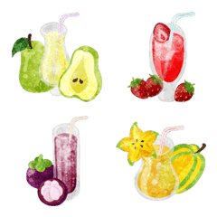 Emoji of Fresh Fruits Juice