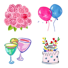 Emoji untuk perayaan ulang tahun