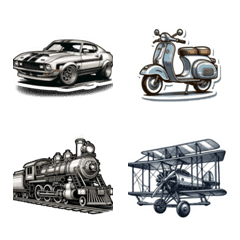 Classic old vehicles