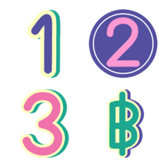 Numbers emoji totone cute narak vol.2