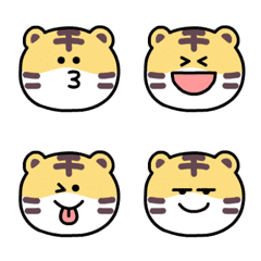 Mouthy Tiger Emoji