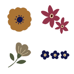 Northern Europe style flower emoji