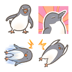 Savage penguin emoji