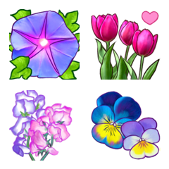 Flower emoji of all-year-use