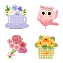 ♡小鳥とお花♡spring garden