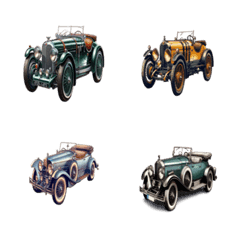 Old classic car collection 2 emoji