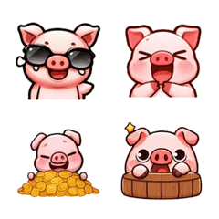 Expressions - Cute little pig