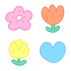 oaplsrp Emoji : Colorful Flowers