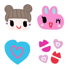 (Various emoji 596adult cute simple)