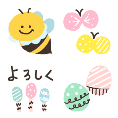 Spring cute emoji.