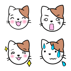 子猫の表情豊かな絵文字