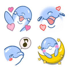 Cute and naughty Dolphin Emoji11