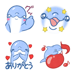 Cute and naughty Dolphin Emoji13