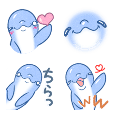 Cute and naughty Dolphin Emoji15